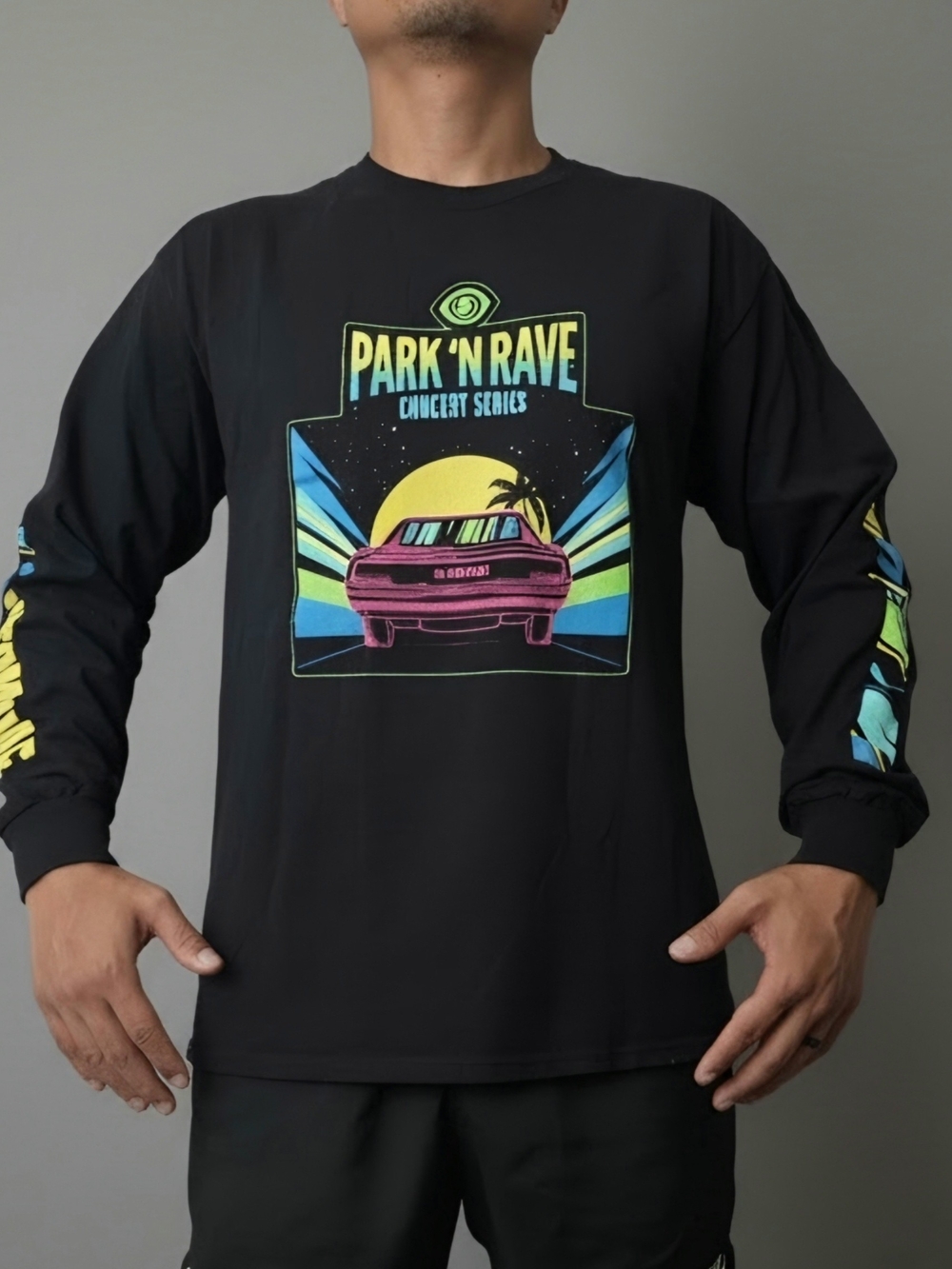 Insomniac Park N Rave Long Sleeve Shirt Large